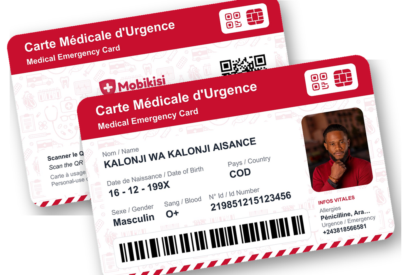 Carte de santé d'urgence Mobikisi